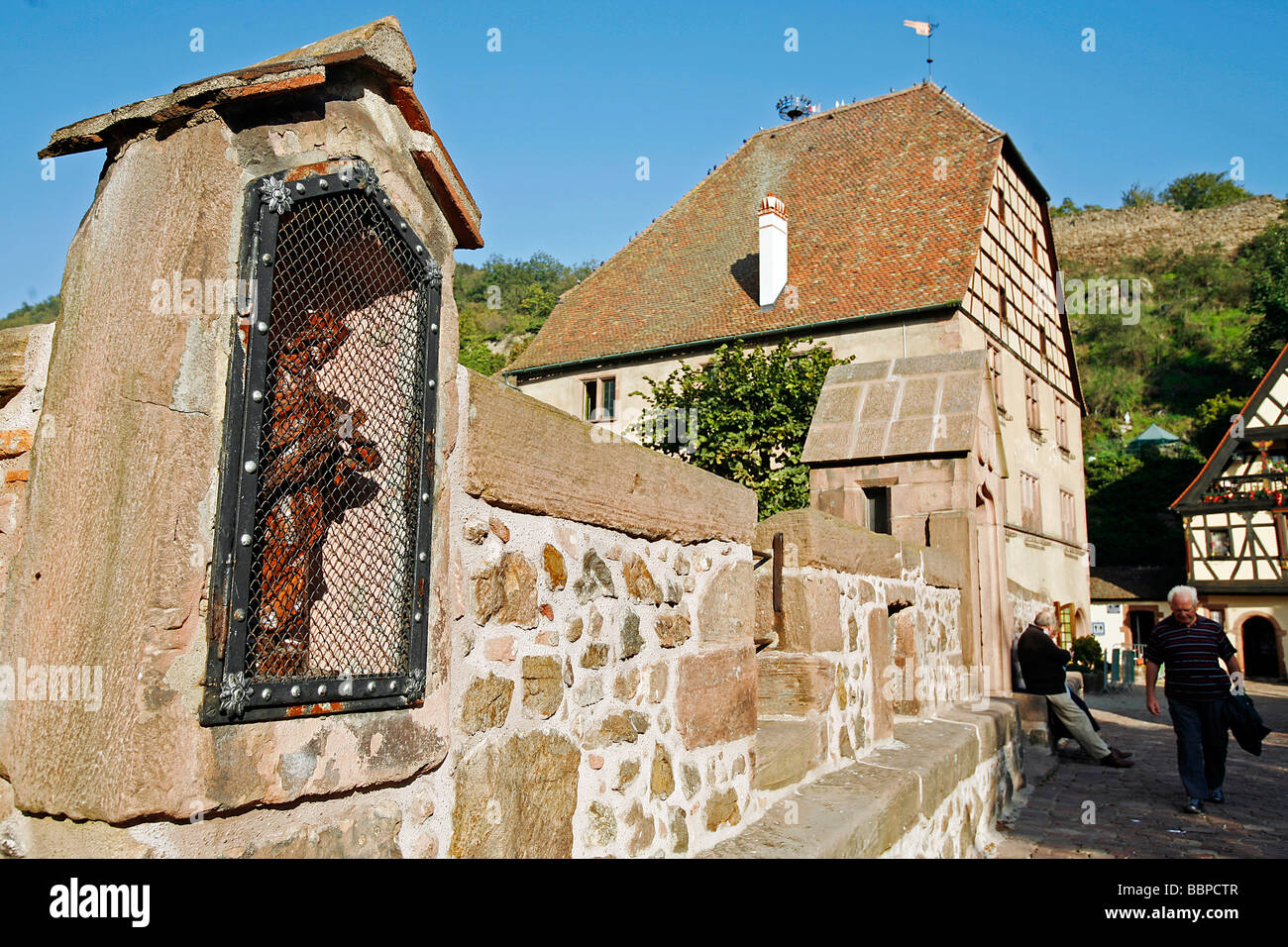 FORTIFIED BRIDGE, THE BATHHOUSE, CALLED BADHUS, KAYSERSBERG, THE