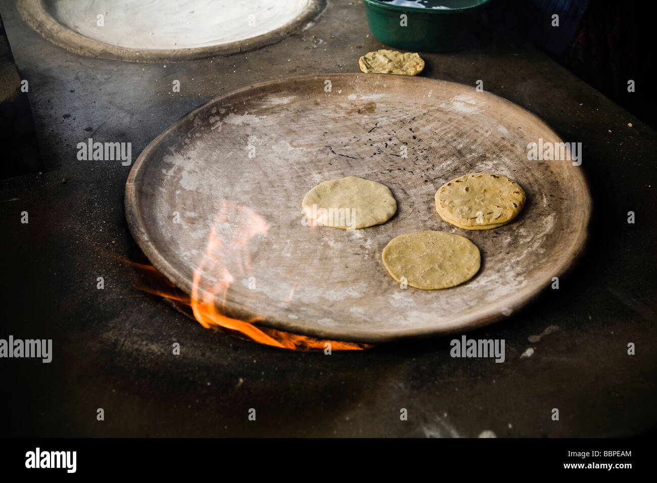 Tecpan,Guatemala;Central America,Traditional cooking Stock Photo