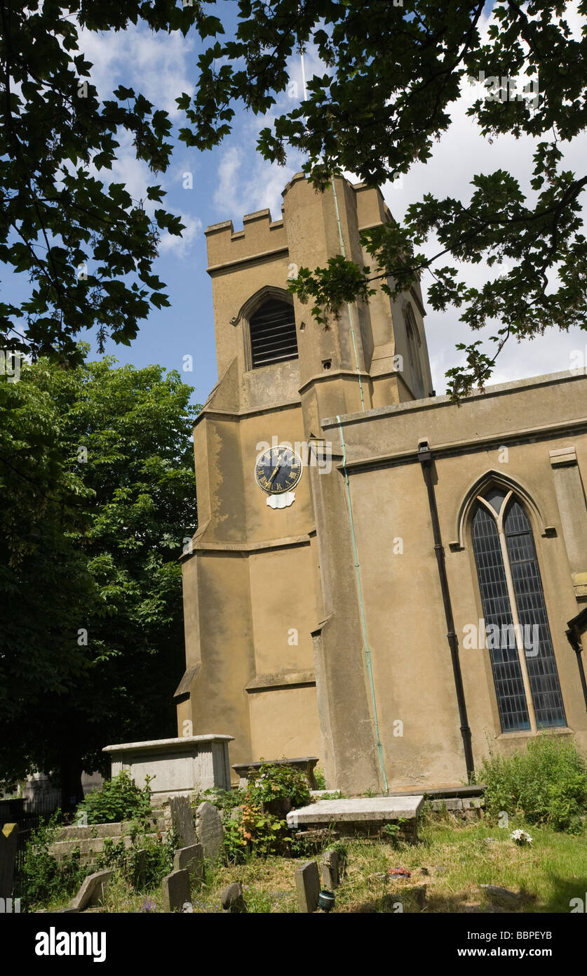 'St Mary’s Church' ' Walthamstow Village' ' Walthamstow Conservation Area' 'London Borough of Waltham Forest' 'East London GB Stock Photo