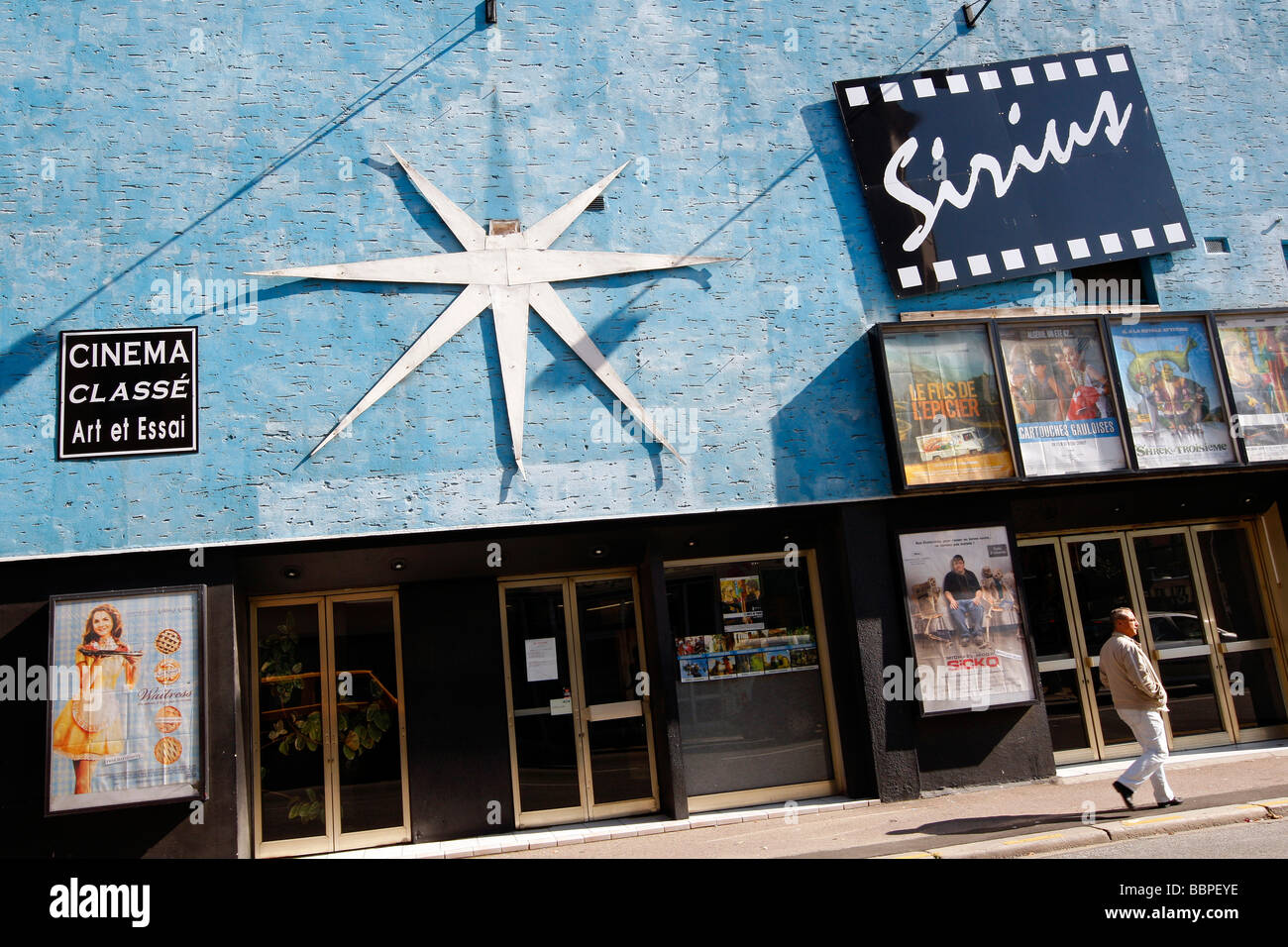 INDEPENDENT ART HOUSE CINEMA, LE SIRIUS, LE HAVRE, SEINEMARITIME (76), NORMANDY, FRANCE Stock INDEPENDENT ART HOUSE CINEMA, LE SIRIUS, LE HAVRE, SEINEMARITIME (76), NORMANDY, FRANCE Stock