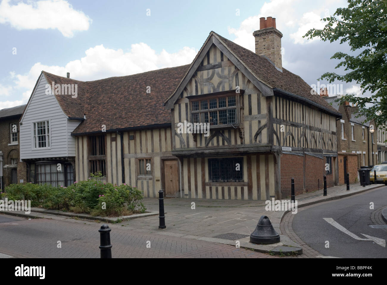 "The Ancient House" " Walthamstow Village" " Walthamstow Conservation Area" "London Borough of Waltham Forest" "East London GB Stock Photo