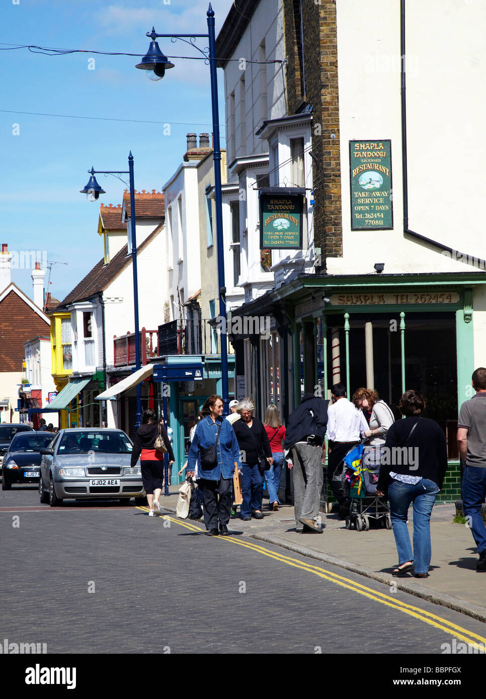 Whitstable high street, Kent, UK Stock Photo Alamy