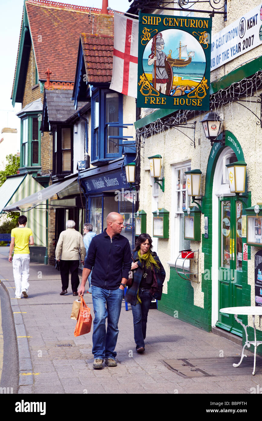 Whitstable high street, Kent, UK Stock Photo Alamy