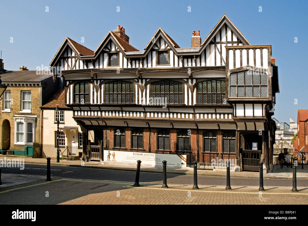 The recently refurbished house of a Tudor Merchant contrasts with the