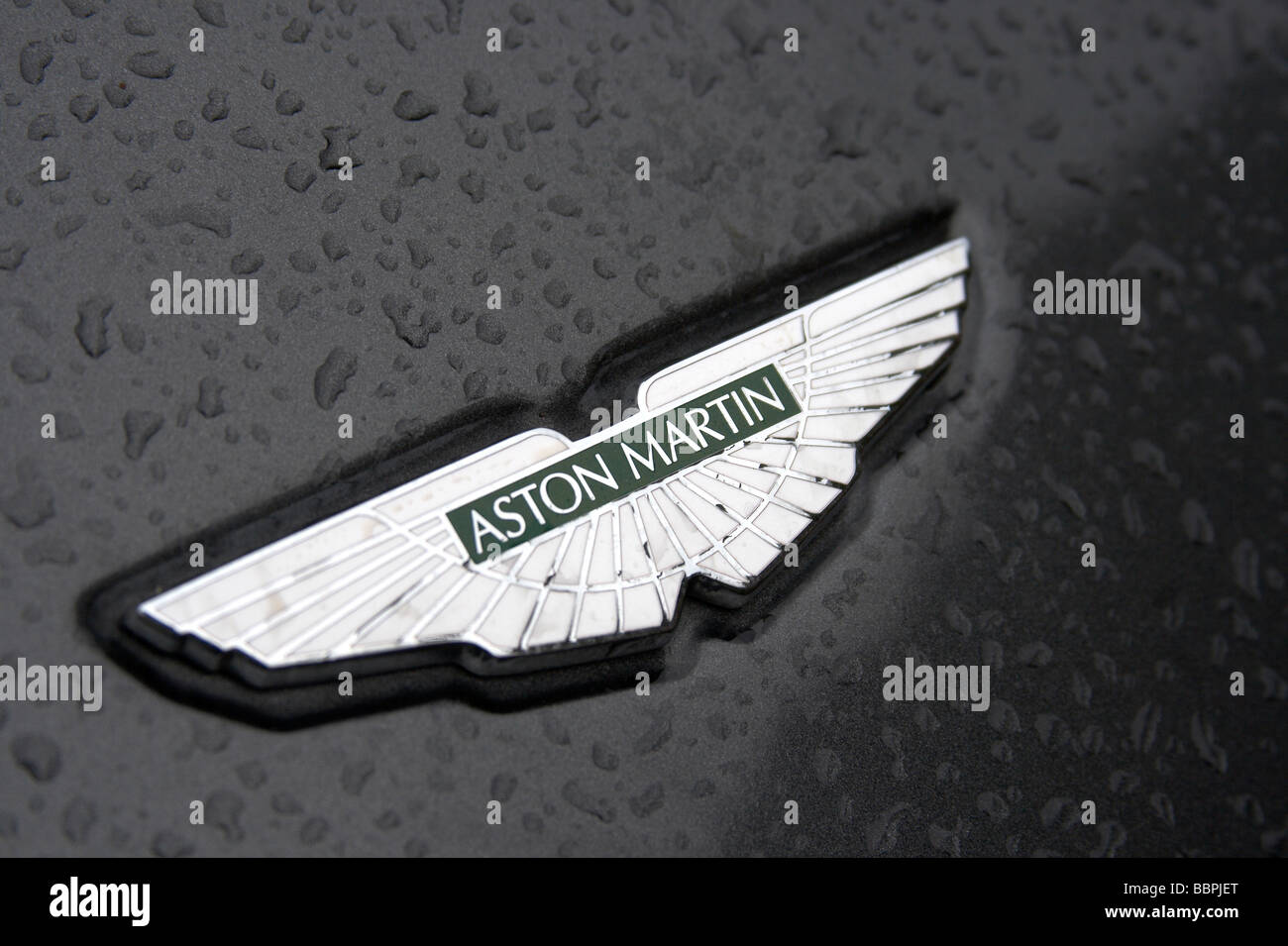 Aston Martin V8 Vantage Badge Stock Photo