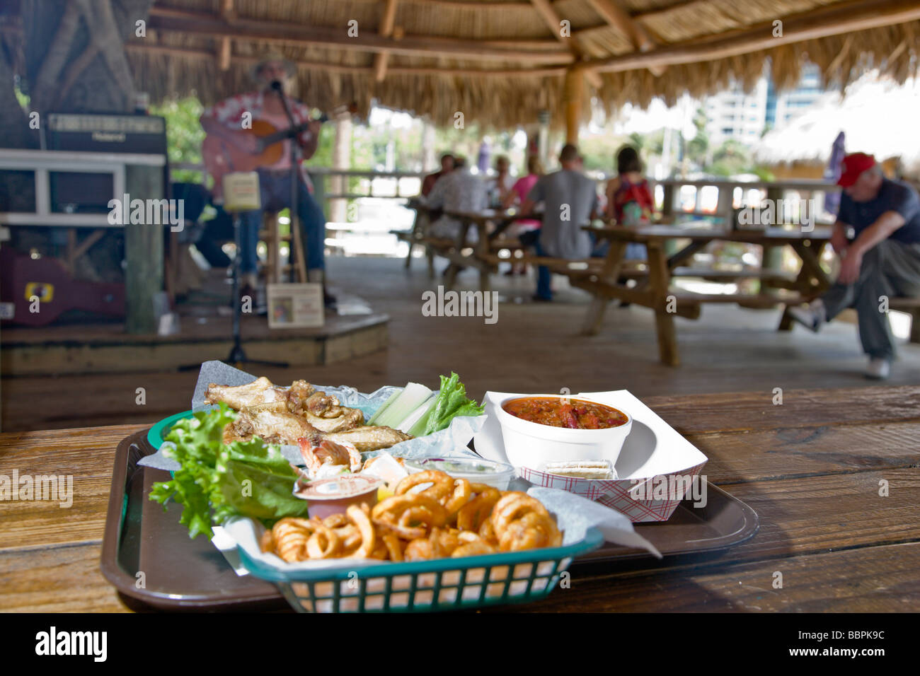 O'Leary's Tiki Bar & Grill at the Sarasota Bayfront Park in Sarasota