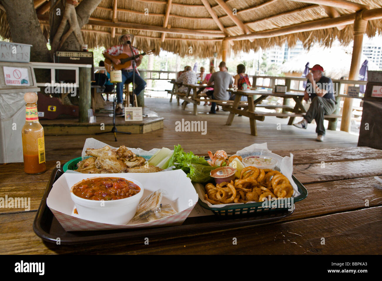 O'Leary's Tiki Bar & Grill at the Sarasota Bayfront Park in Sarasota