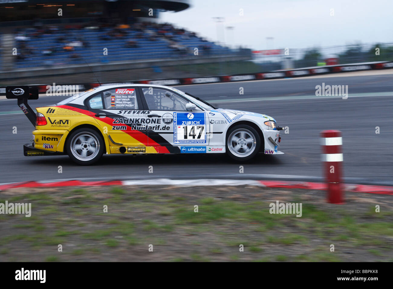 24-hour race at the Nurburgring race track, the BMW of the Team AC ...