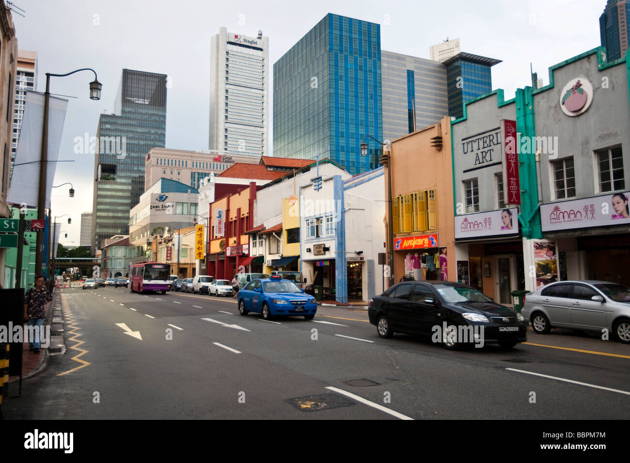 Chinatown, South Bridge Road, Singapore, Southeast Asia Stock Photo