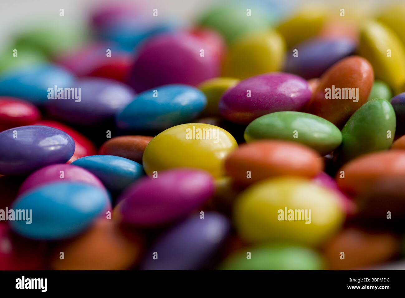 Multi-coloured Sweets Stock Photo