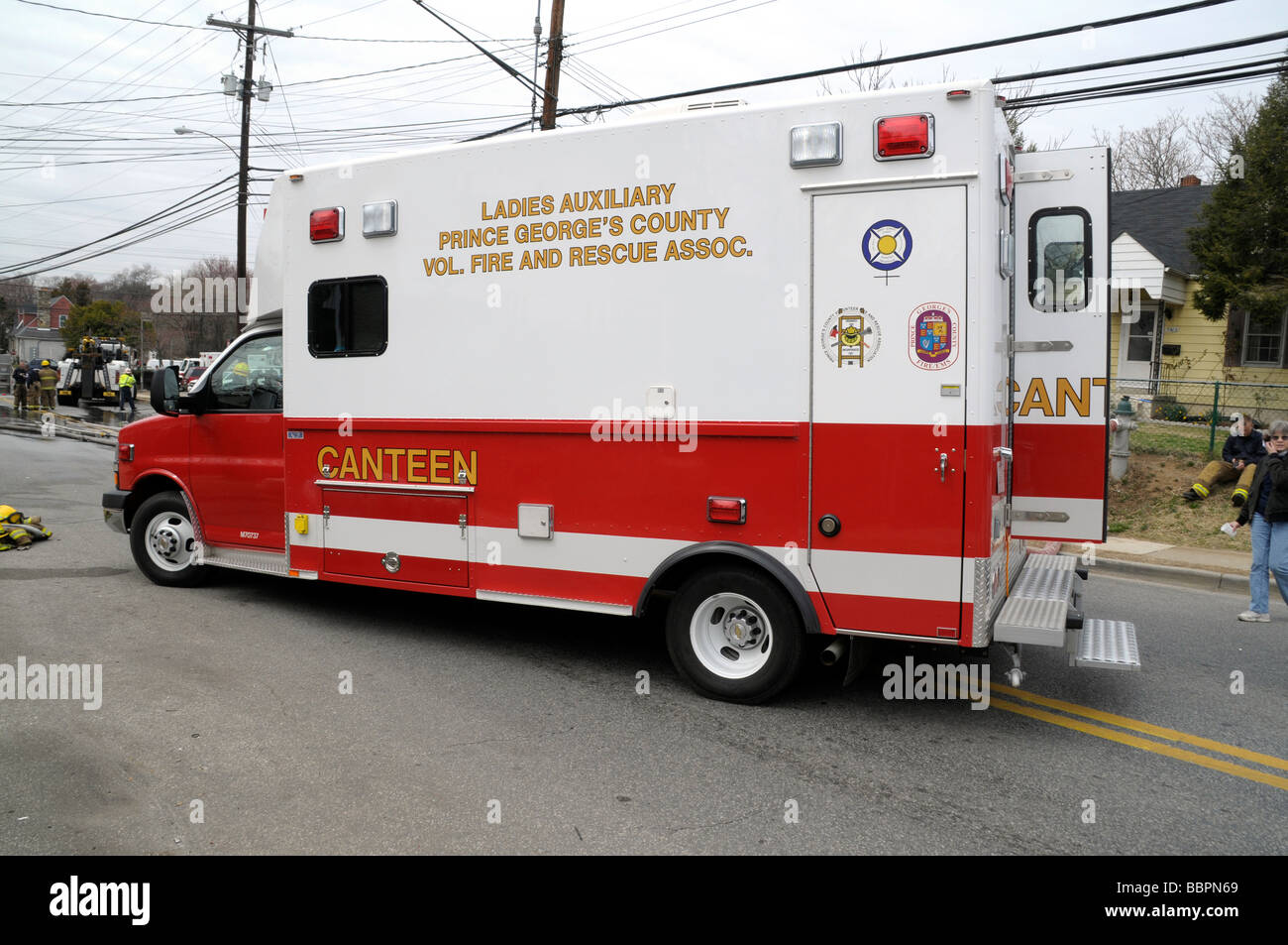 The Prince County Fire Depatrtment's Ladies Auxiliary canteen