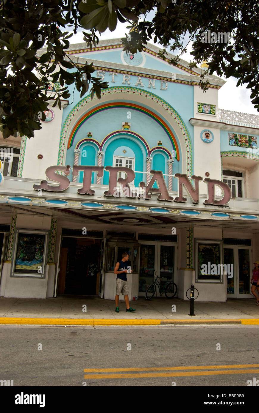 Tree famed Strand Theater now a Walgreens drug store 'Key West Florida' Stock Photo