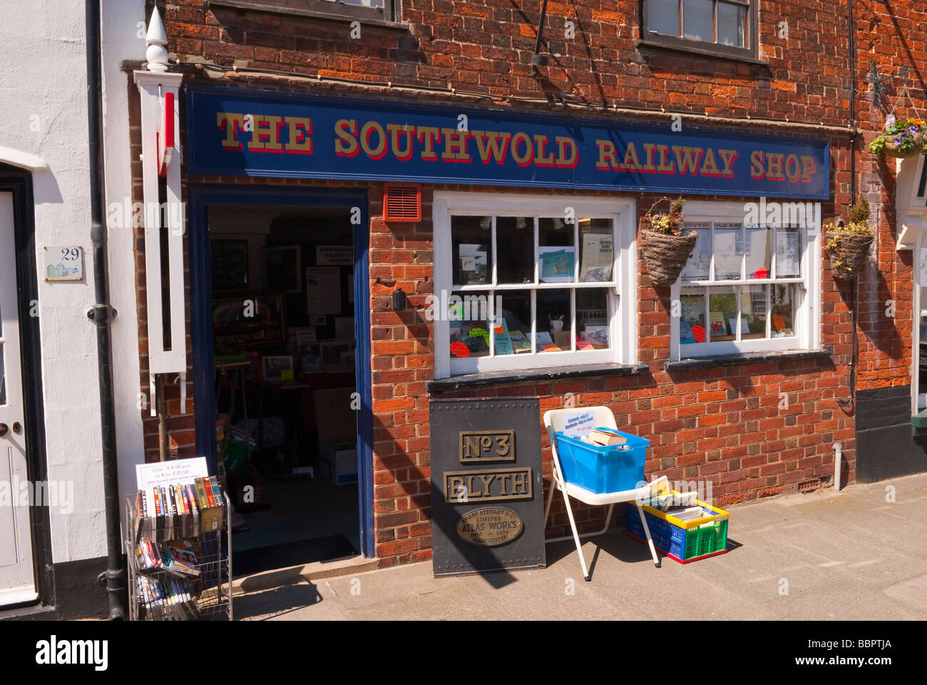 The Southwold Railway shop store in Southwold Suffolk Uk Stock Photo