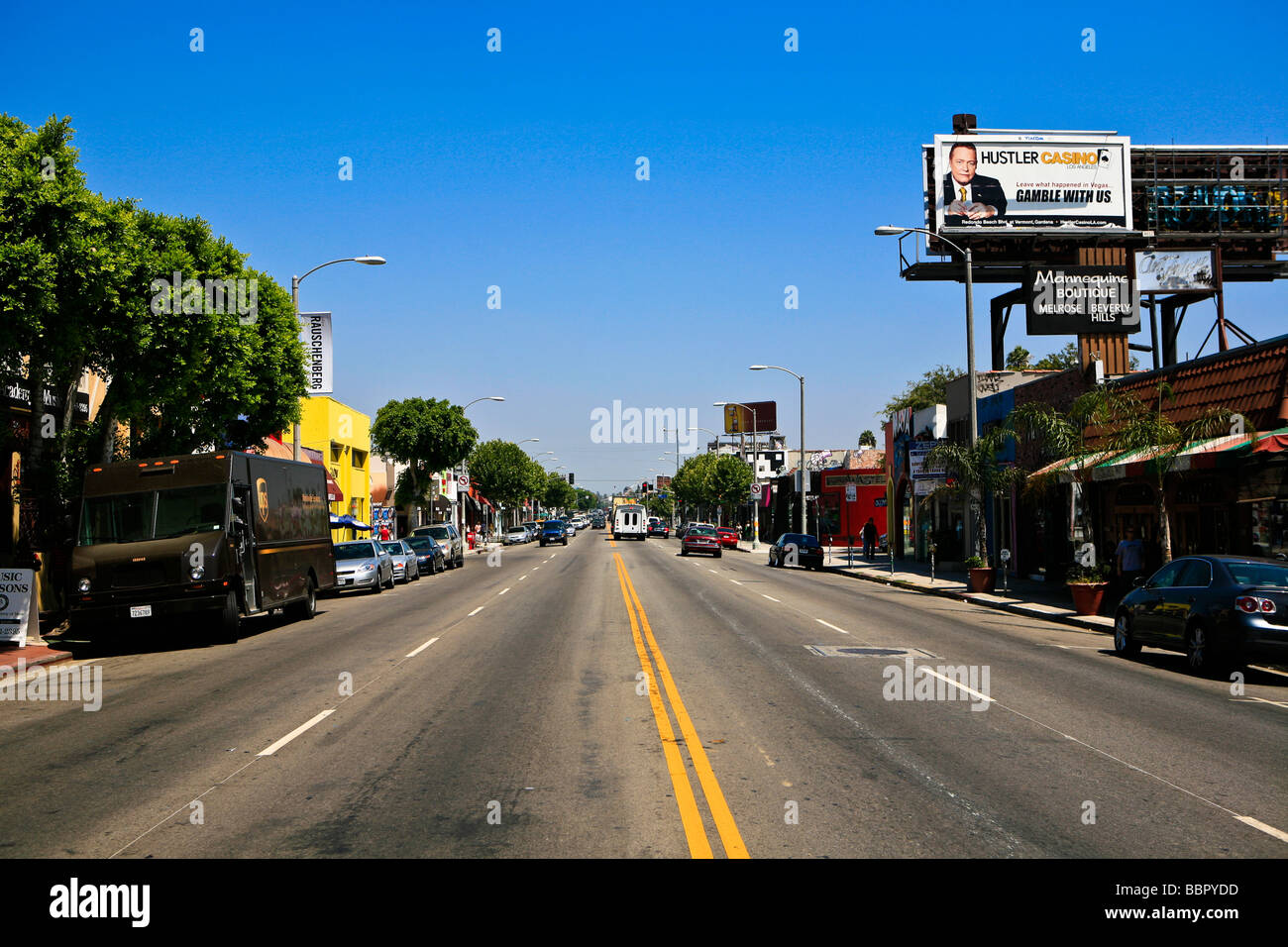 usa, california, los angeles, melrose avenue Stock Photo