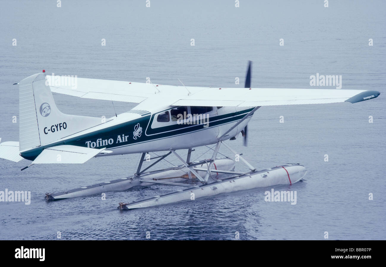 Seaplane ready for Take Off - Tofino, Vancouver Island, British Columbia, Canada Stock Photo