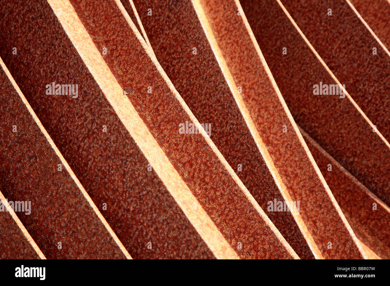 Rusty Iron Girders Blaenavon Wales UK Stock Photo