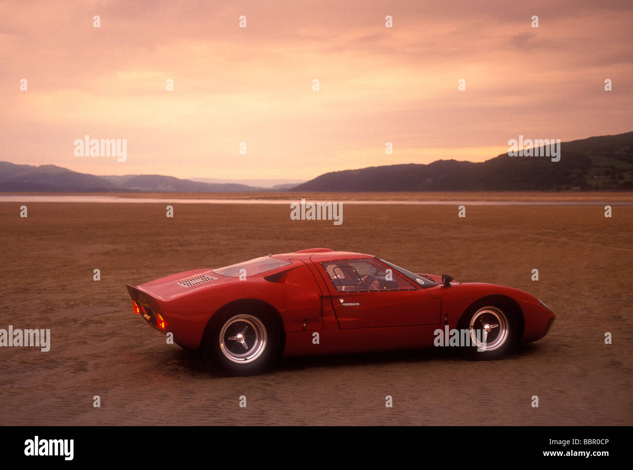 Ford GT 40 sports car by Mallock engineering Stock Photo