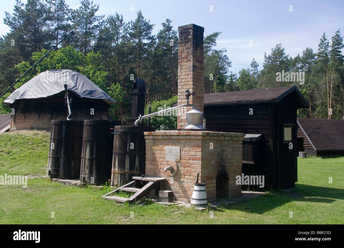 Historic Charcoal Kiln Stock Photo Alamy