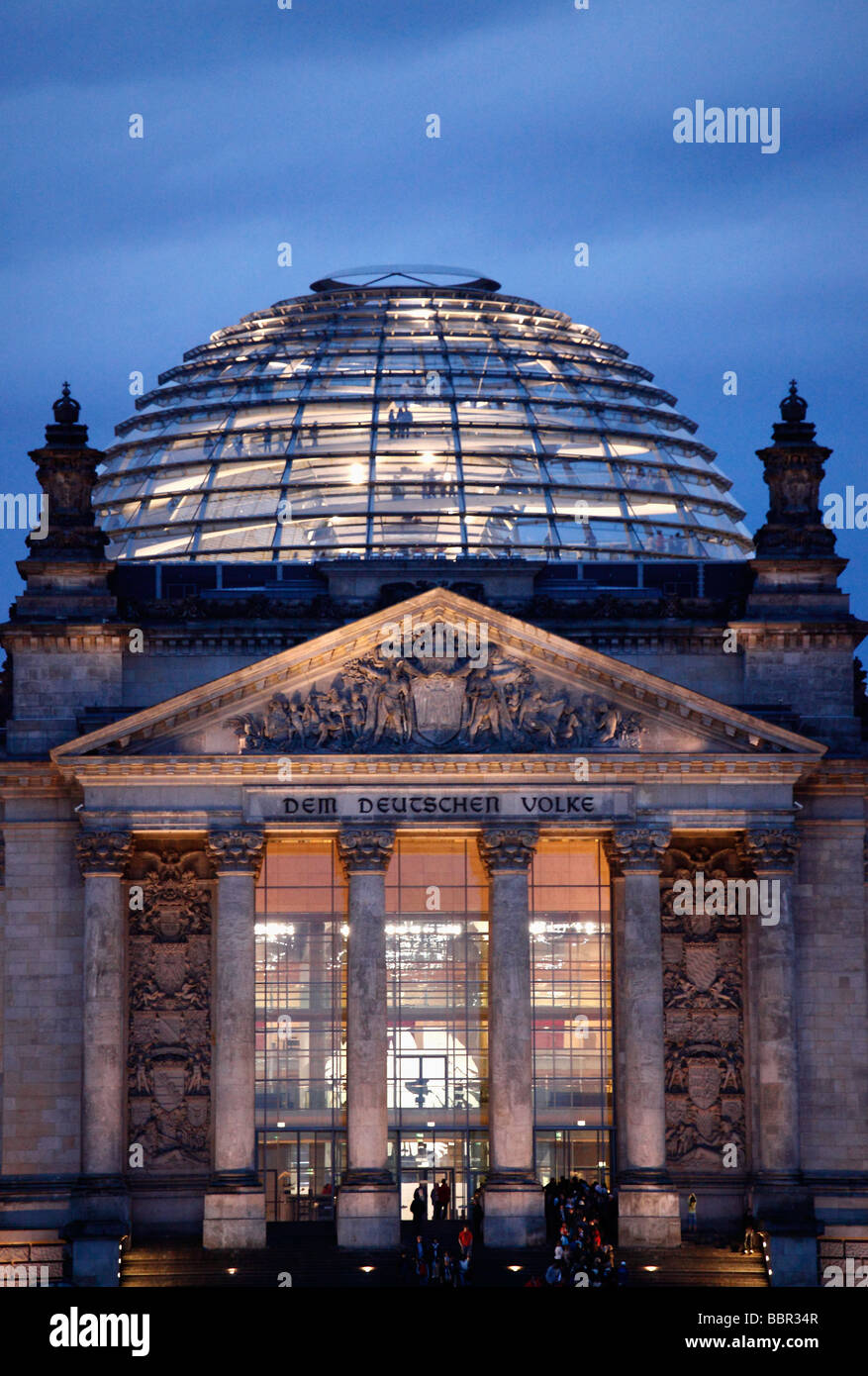 Germany Berlin Reichstag Parliament federal government Stock Photo