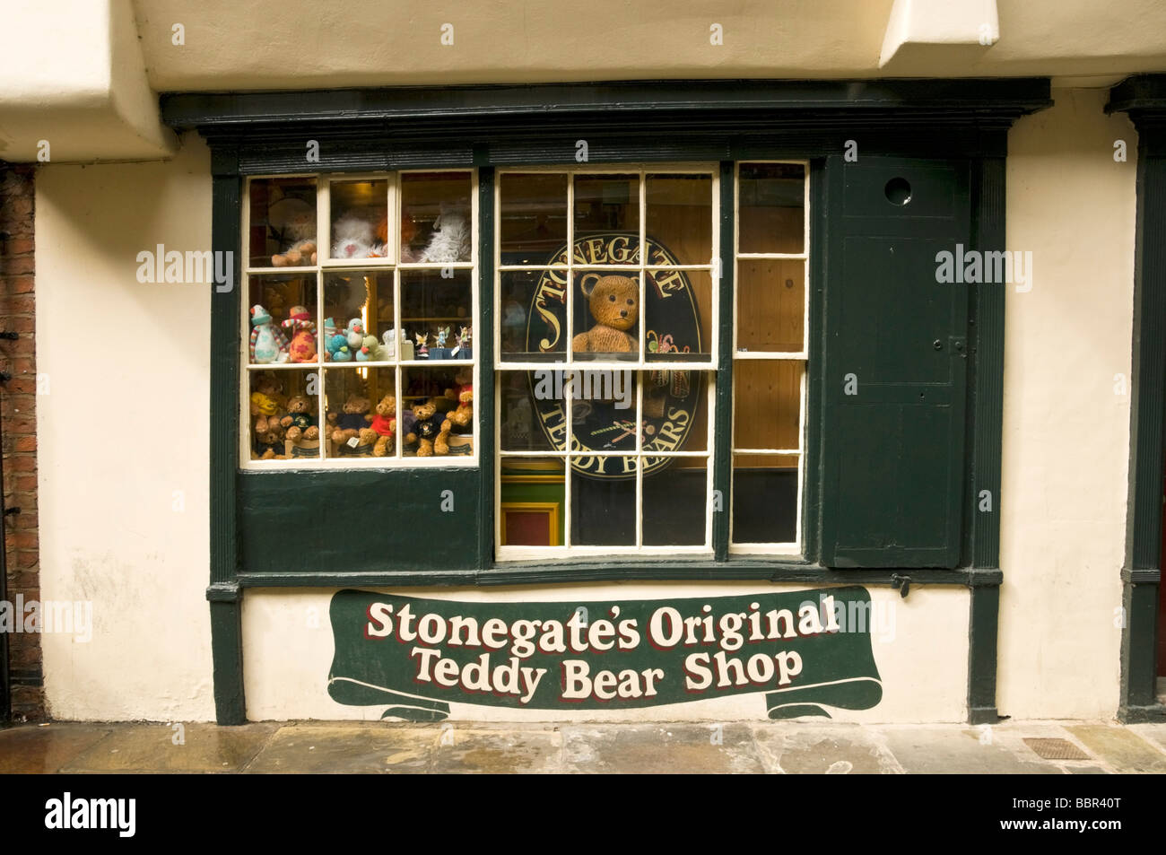Famous traditional Teddy Bear shop in Stonegate York Stock Photo Alamy