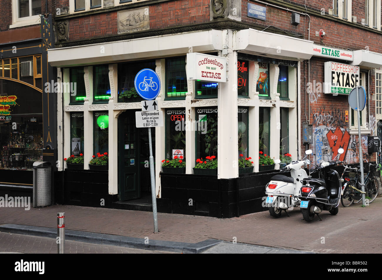 Coffee shop in Amsterdam The Netherlands Stock Photo Alamy