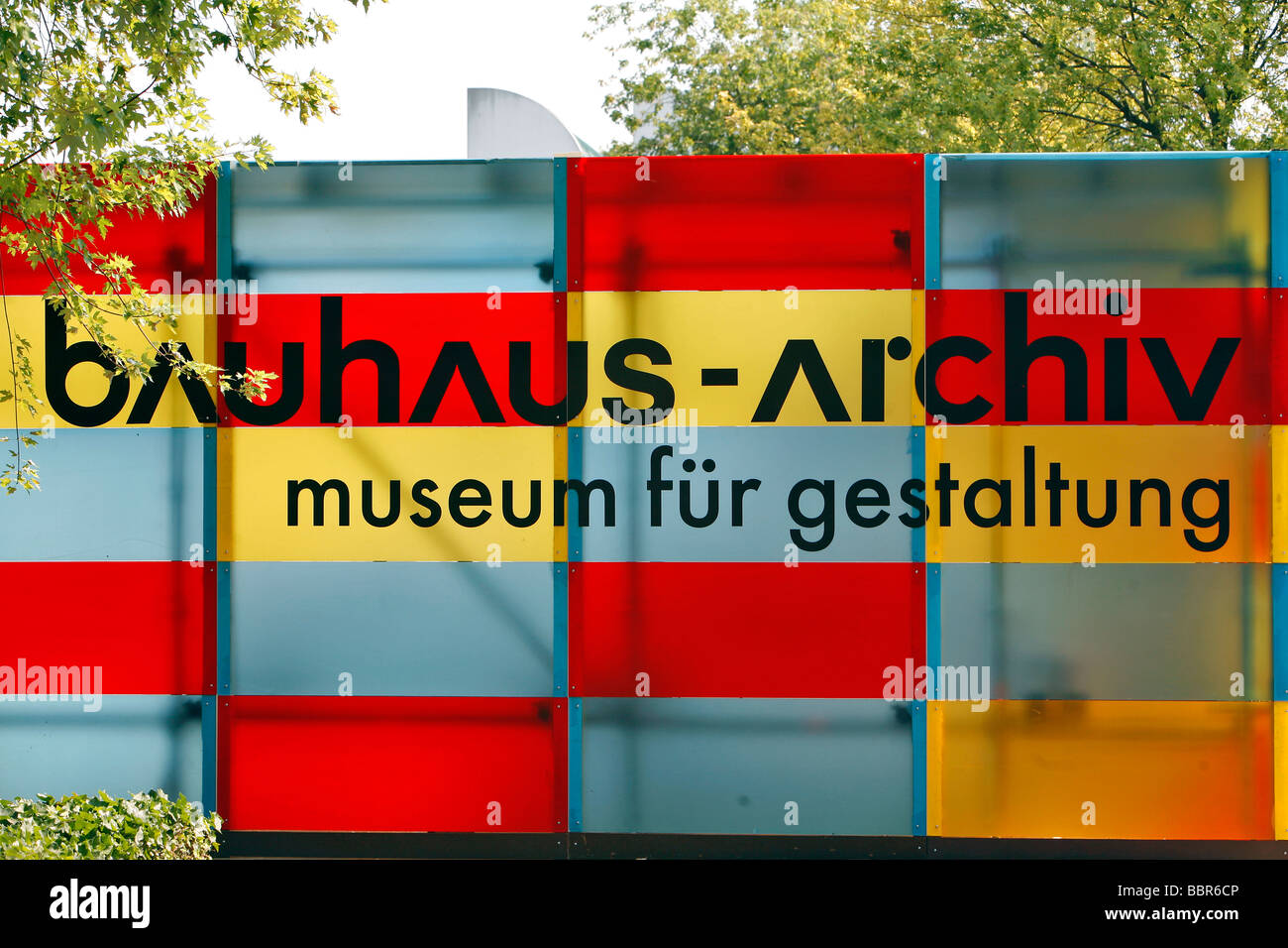BAUHAUS ARCHIVES, BAUHAUS ARCHIV, MUSEUM FUR GESTALTUNG, BERLIN, GERMANY Stock Photo