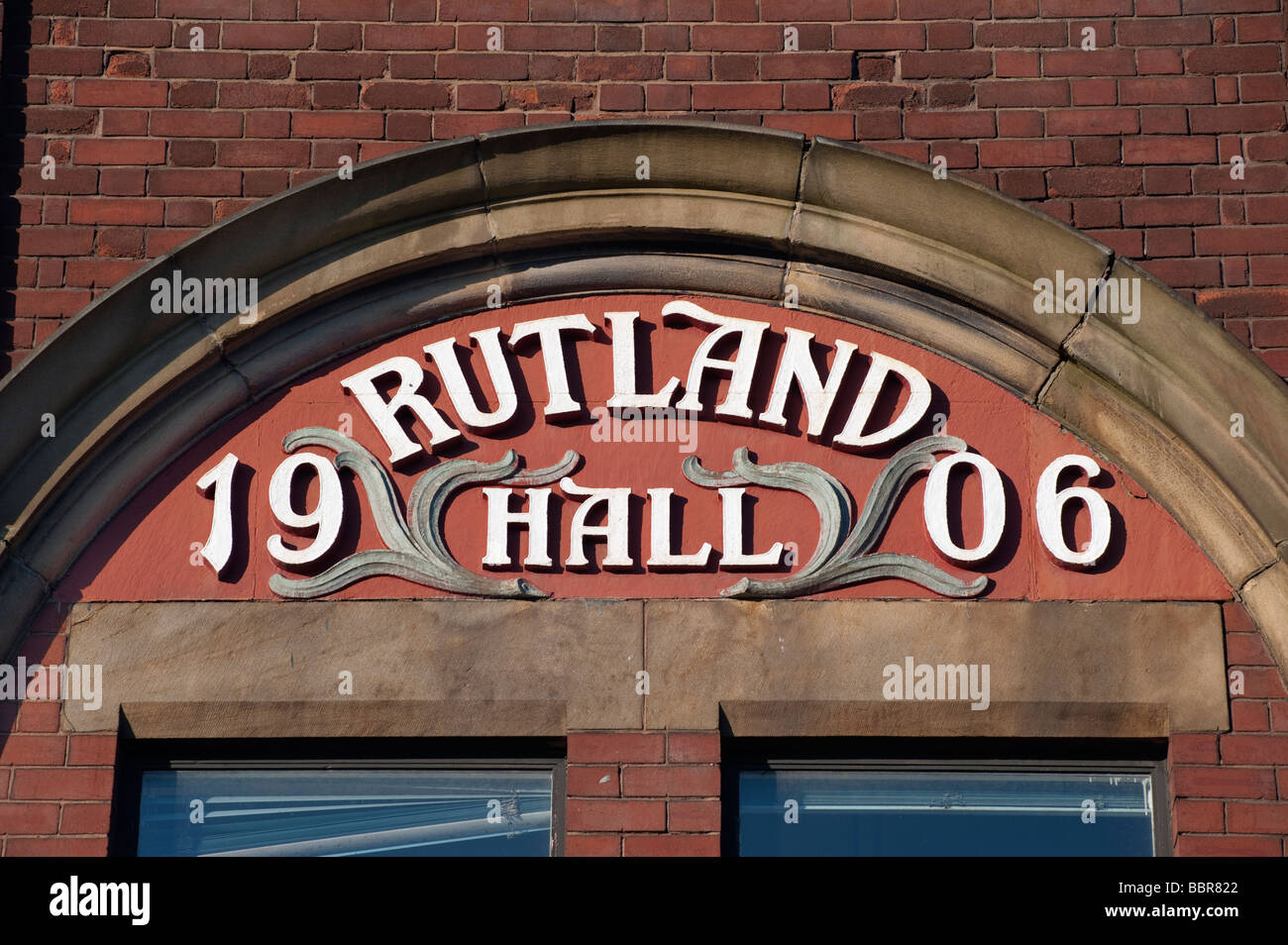 "Rutland Hall" 1906 building on "Hicks Street" in Sheffield, England