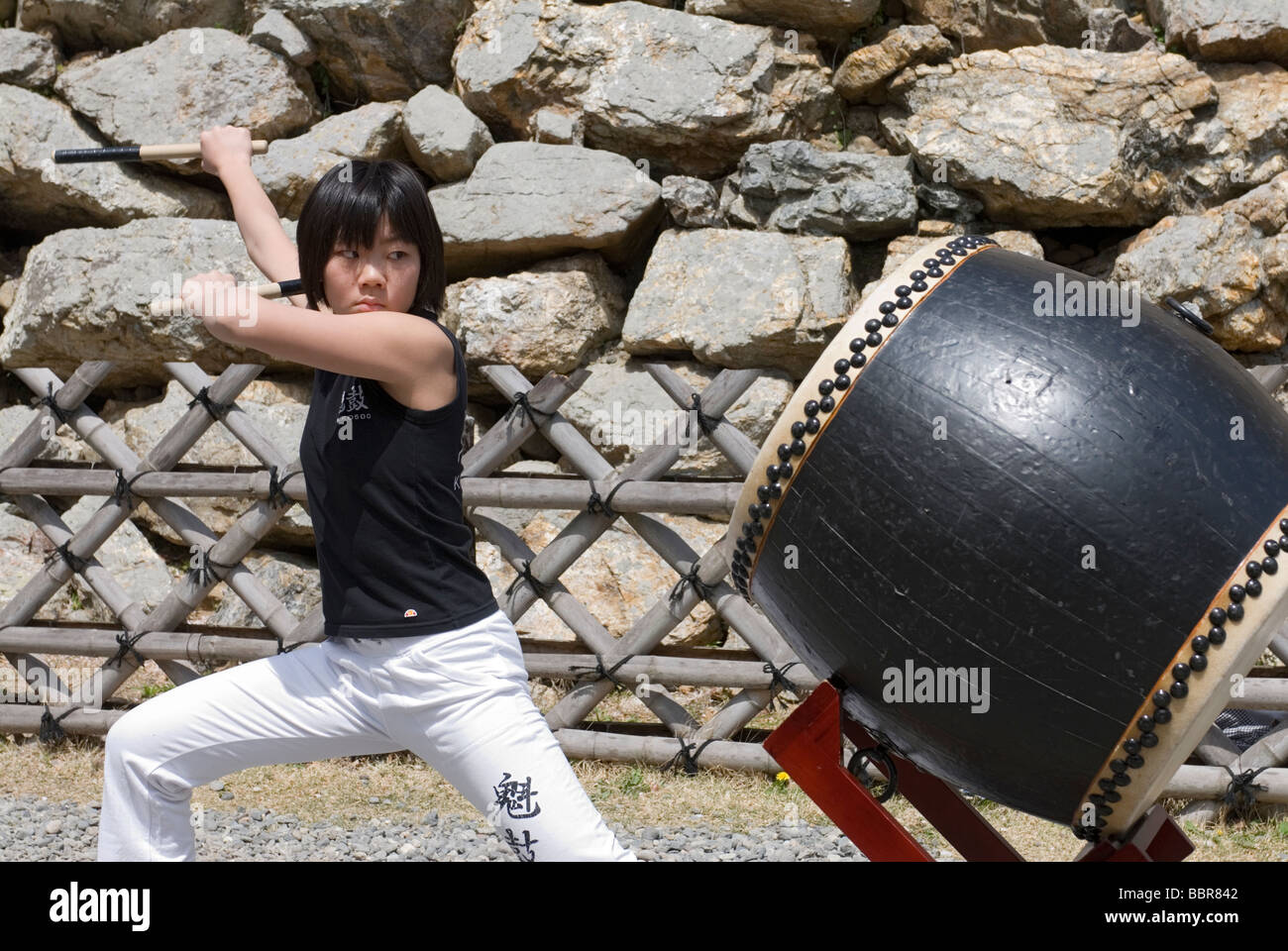 Japanese drum hires stock photography and images Alamy