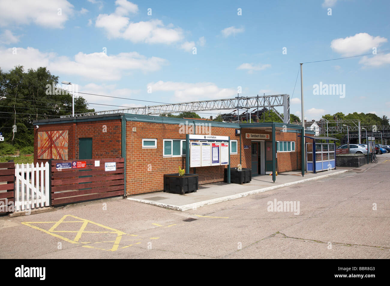 Sandbach railway station Cheshire UK Stock Photo