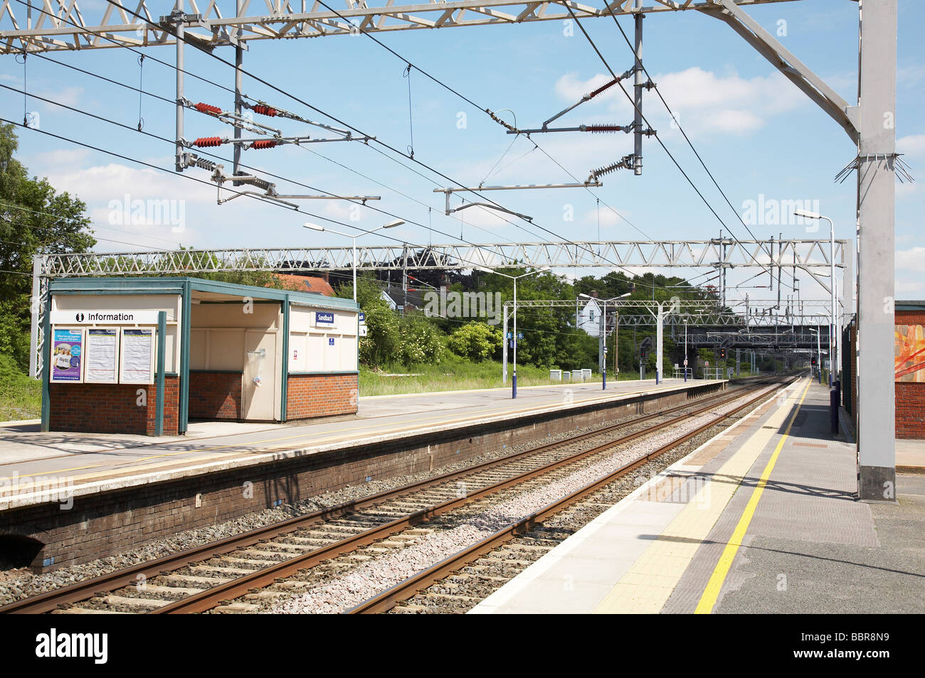 Sandbach railway station Cheshire UK Stock Photo