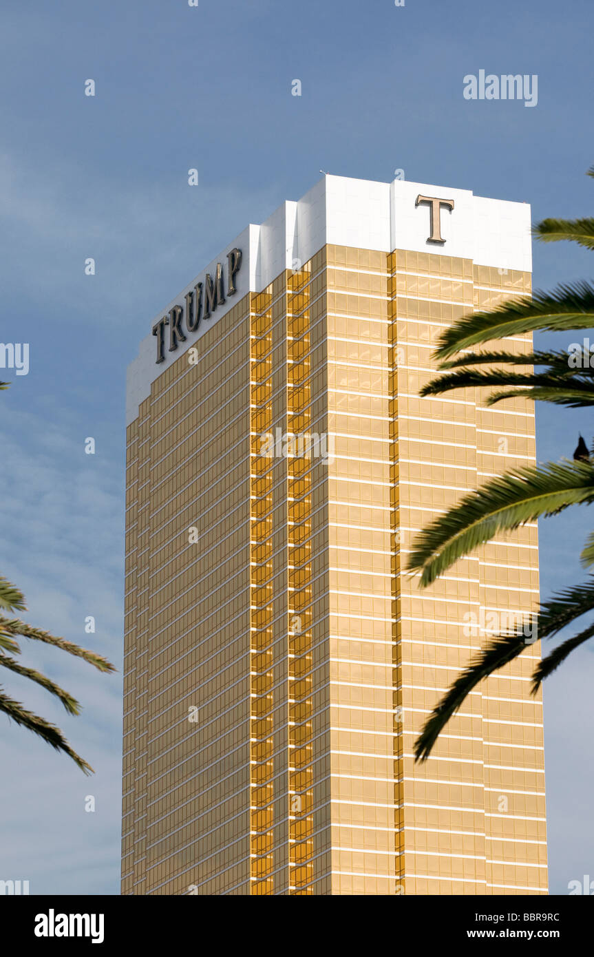 Trump tower and Casino on the strip in Las Vegas Nevada Stock Photo - Alamy