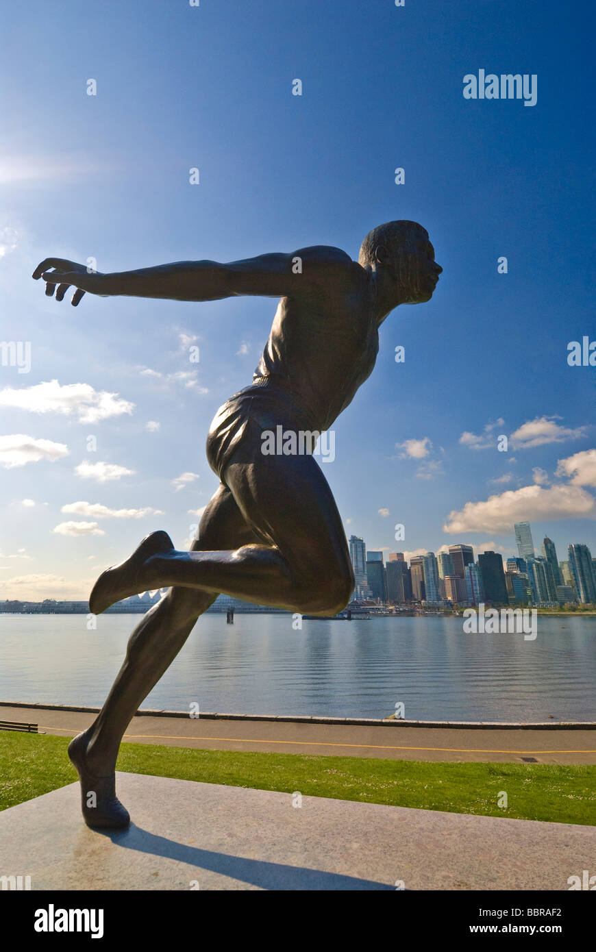 Stanley park Vancouver , the Harry Winston Jerome statue and the ...