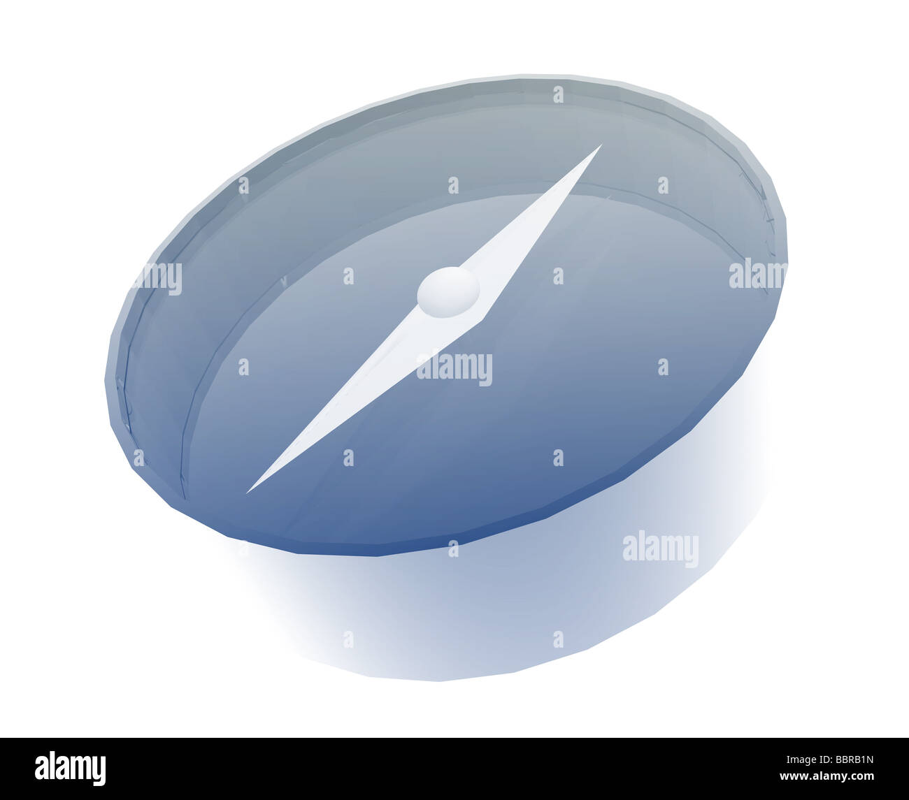 Compass illustration hi-res stock photography and images - Alamy