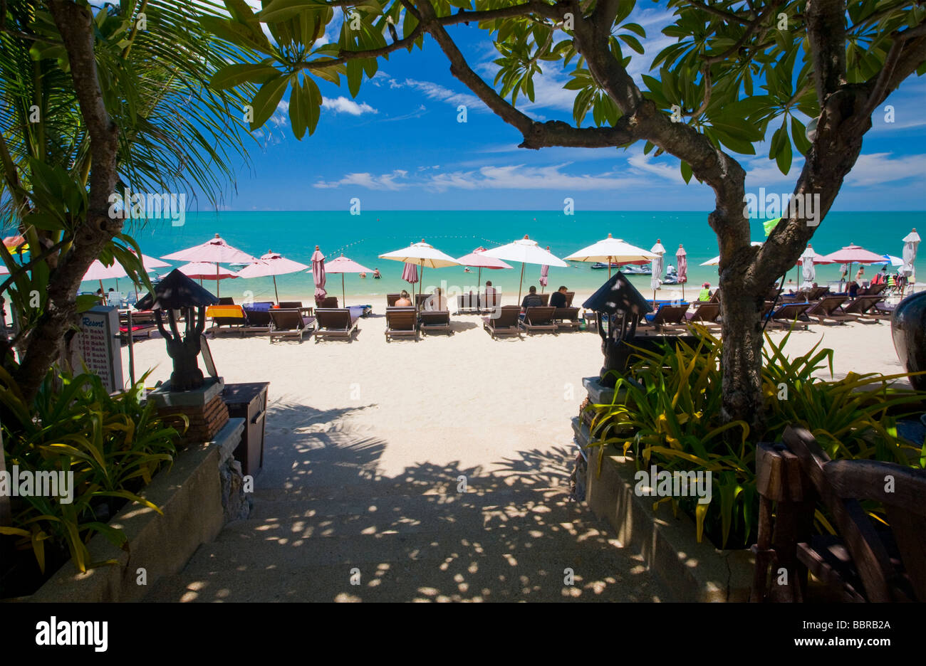 Beach Resort at Lamai Beach, Koh Samui, Thailand Stock Photo Alamy