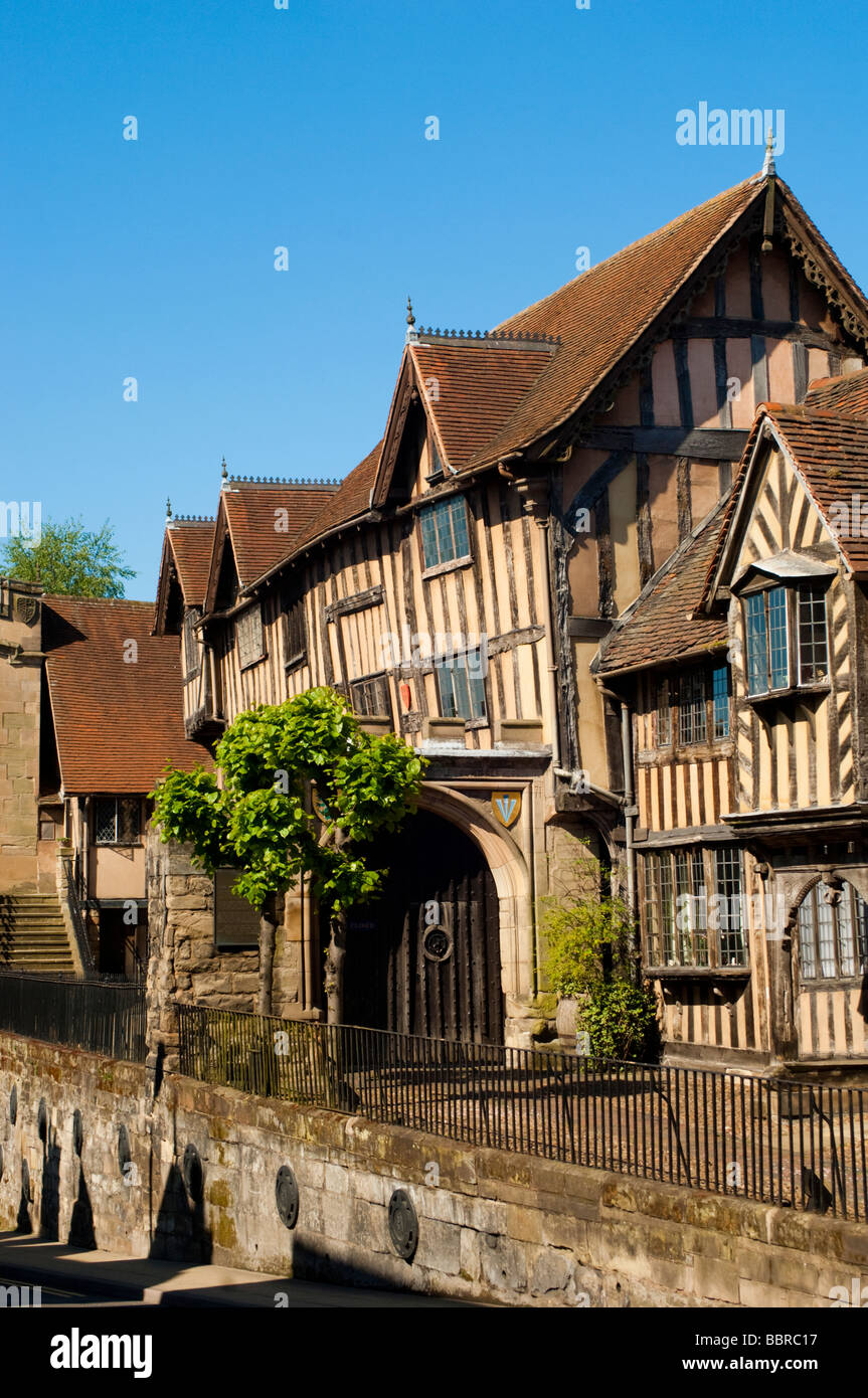 Lord Leycester Hospital , Warwick, Warwickshire, UK. Stock Photo