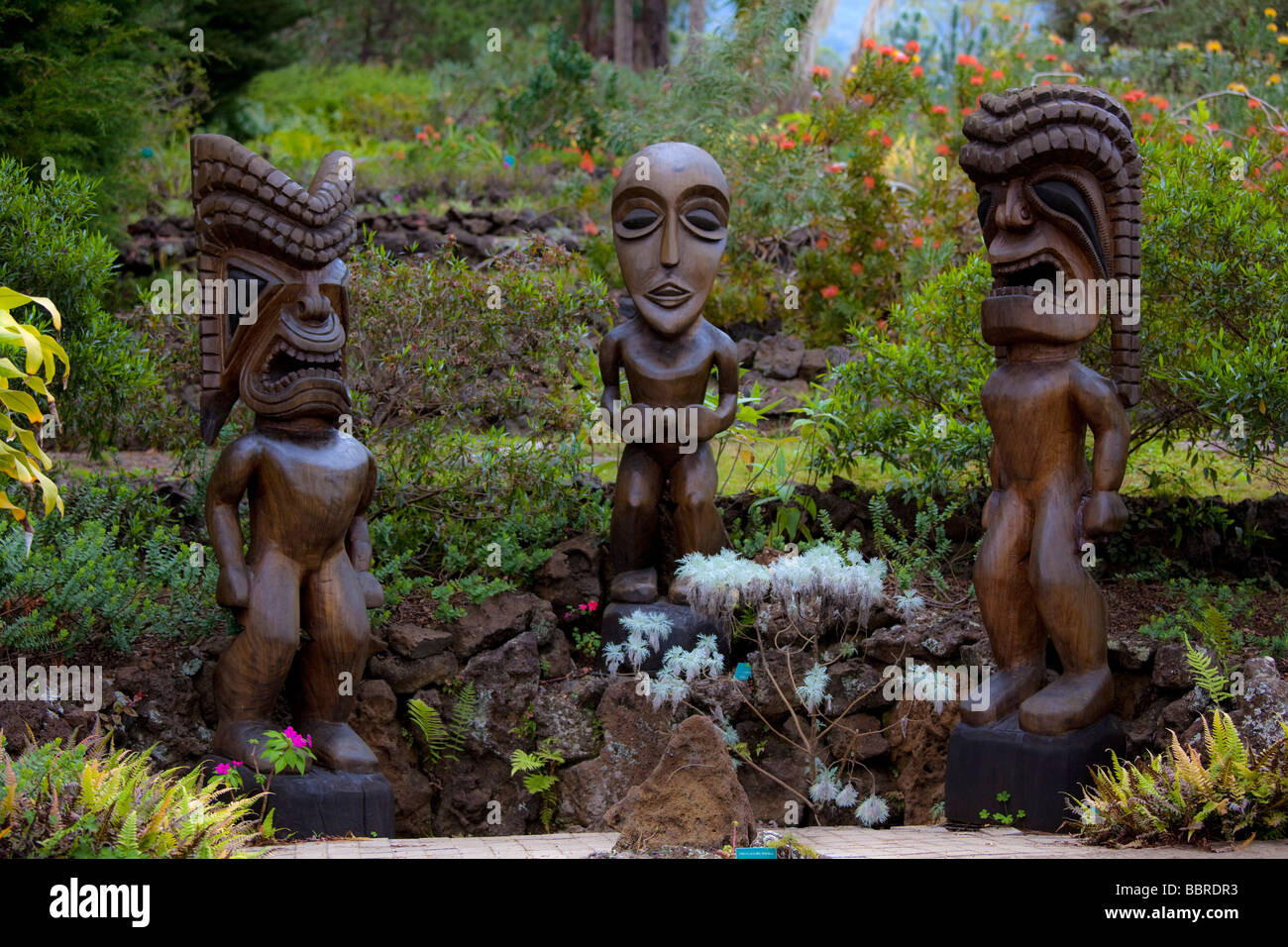 Tiki Kula Botanical Garden Map