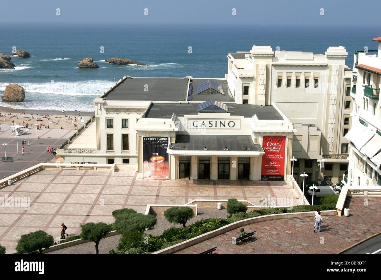 CASINO BARRIERE IN BIARRITZ, ART DECO ARCHITECTURE, BASQUE COUNTRY, BASQUE  COAST, BIARRITZ, PYRENEES ATLANTIQUES, (64), FRANCE Stock Photo - Alamy