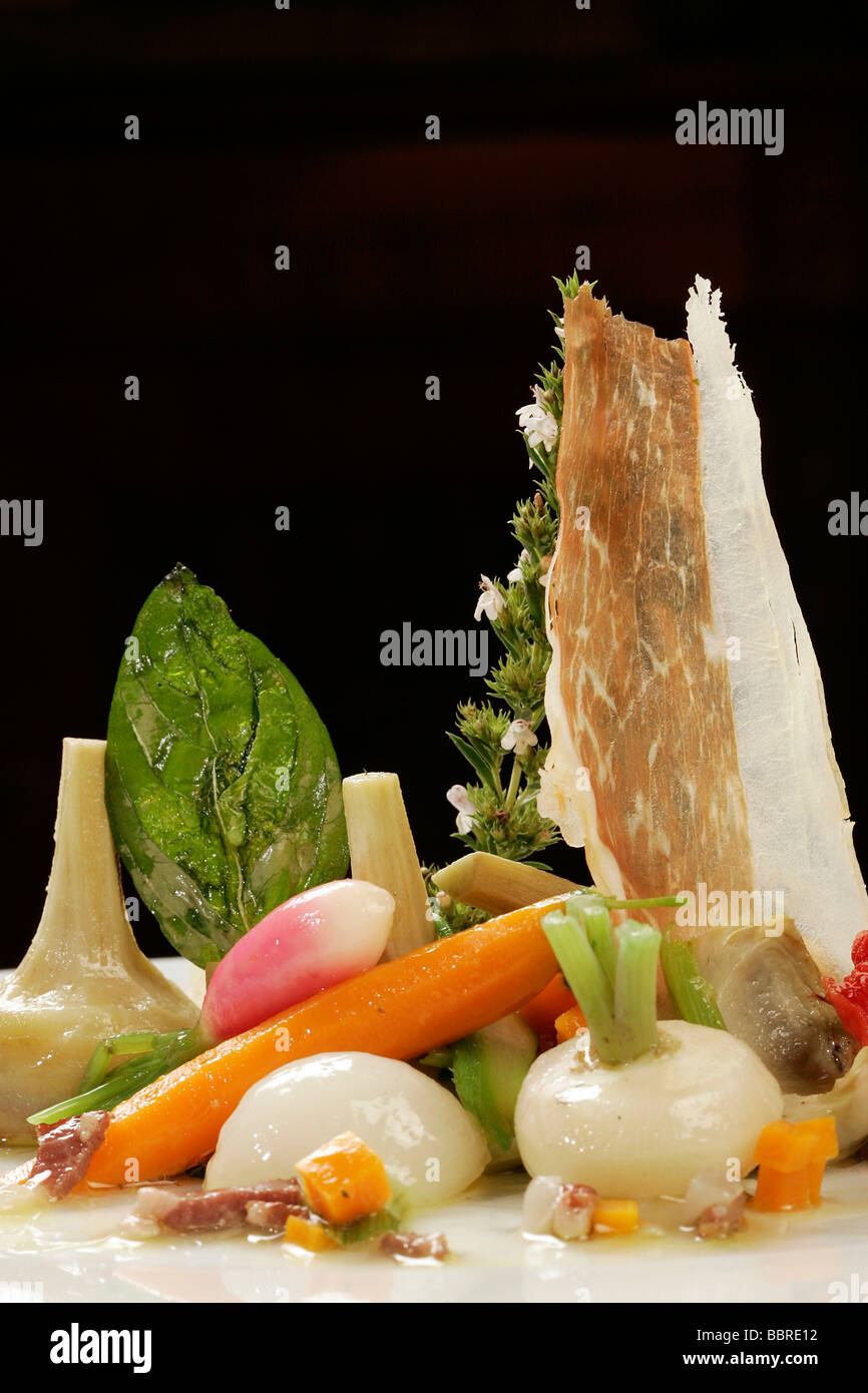 ARTICHOKE BARIGOULE, CHATEAU DE CURZAY, RELAIS ET CHATEAUX HOTEL