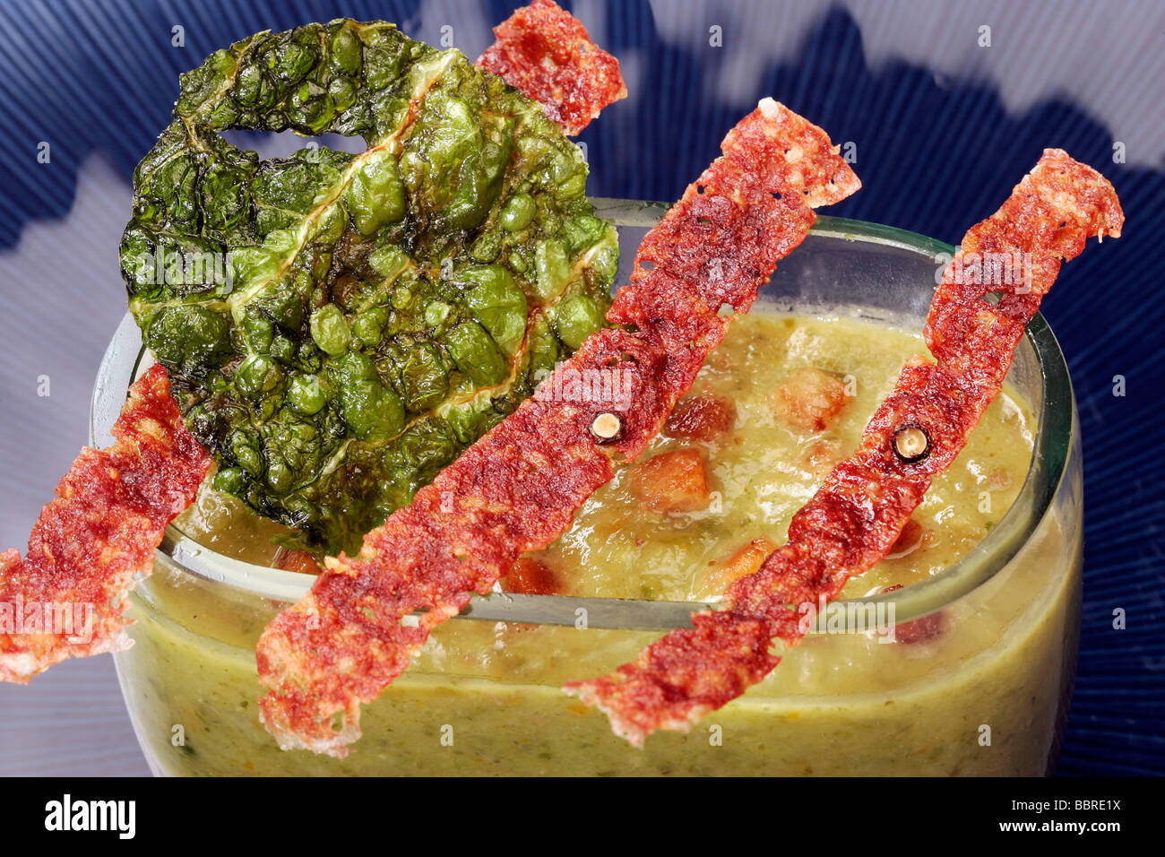 CABBAGE SOUP, SALAMI EMULSION, CHATEAU DE CURZAY, RELAIS ET CHATEAUX