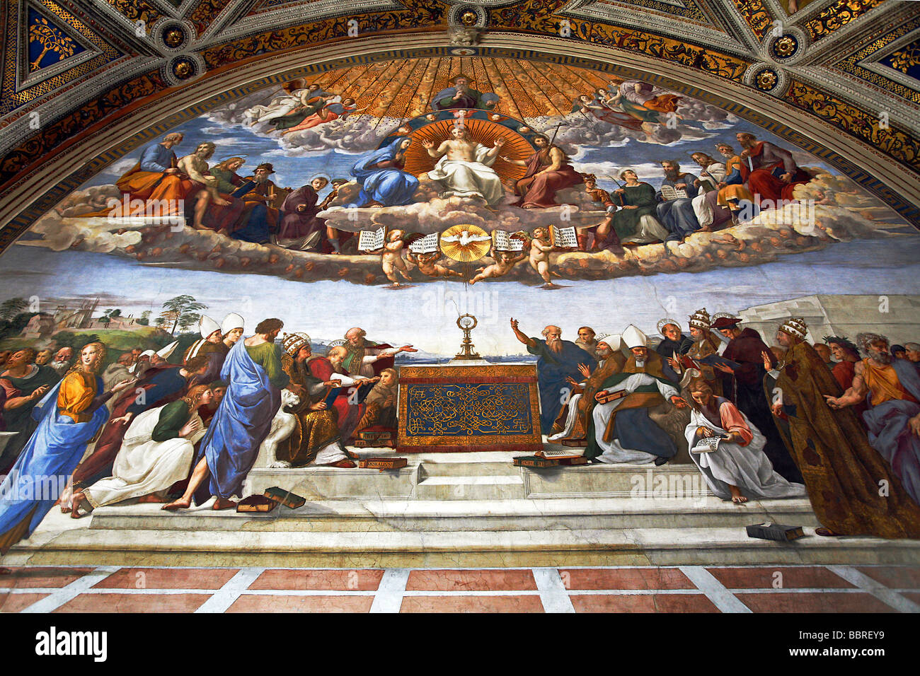 Vatican museum mural painting wall hi-res stock photography and images ...