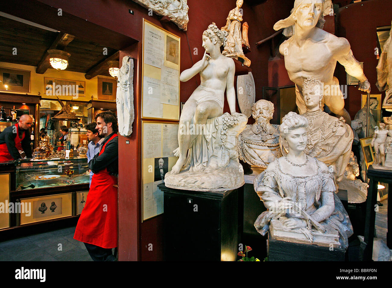 ATELIER CANOVA-TADOLINI, CAFE RESTAURANT MUSEUM, ROME Stock Photo