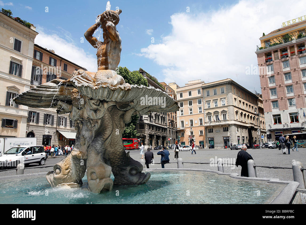 Piazza barberini rome hi-res stock photography and images - Alamy