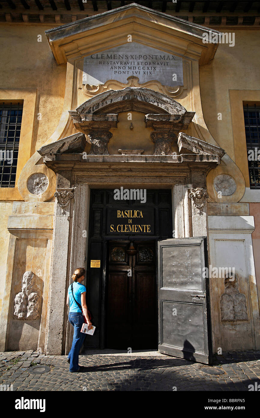 SAN CLEMENTE CHURCH ROME Stock Photo Alamy san-clemente-church-rome-stock-photo-alamy
