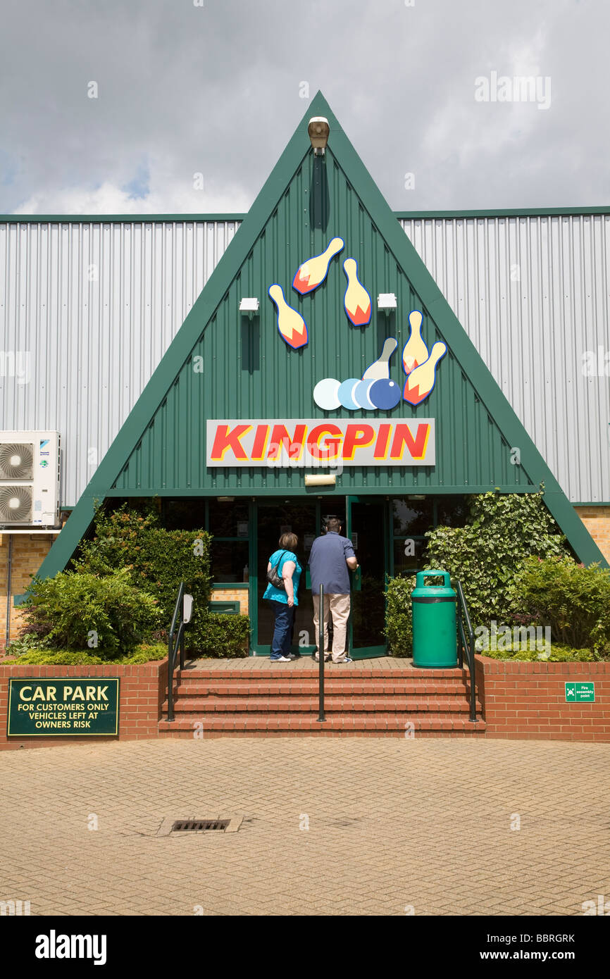 Kingpin bowling Martlesham Suffolk England Stock Photo Alamy