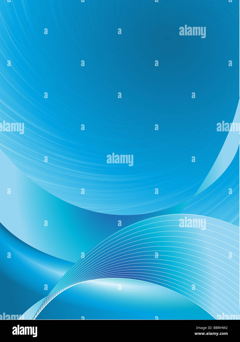 abstract blue background with waves and swirls Stock Photo - Alamy
