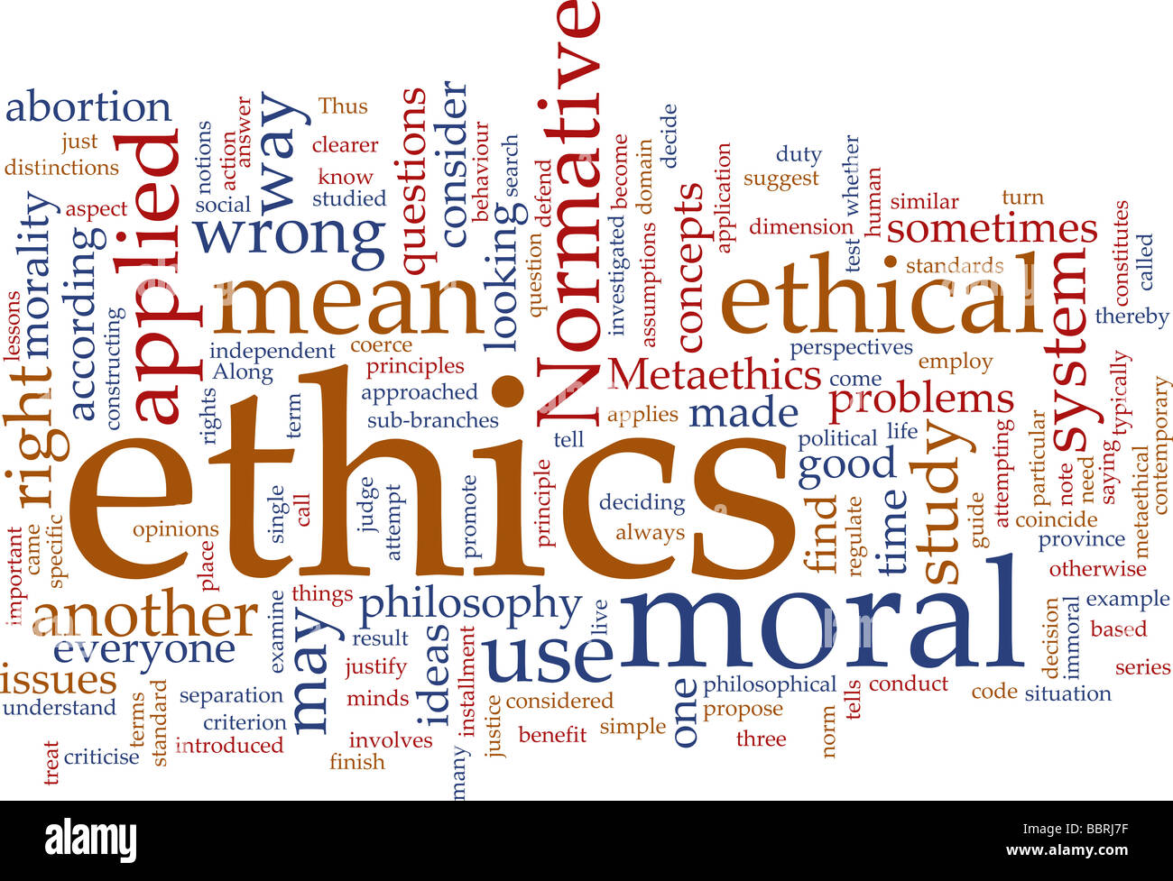 Word Cloud Concept Illustration Of Moral Ethics Stock Photo Alamy