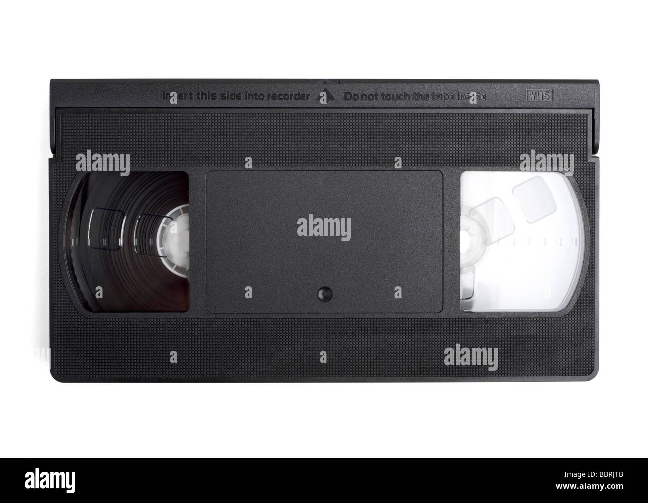 VHS video cassette on white background Stock Photo Alamy