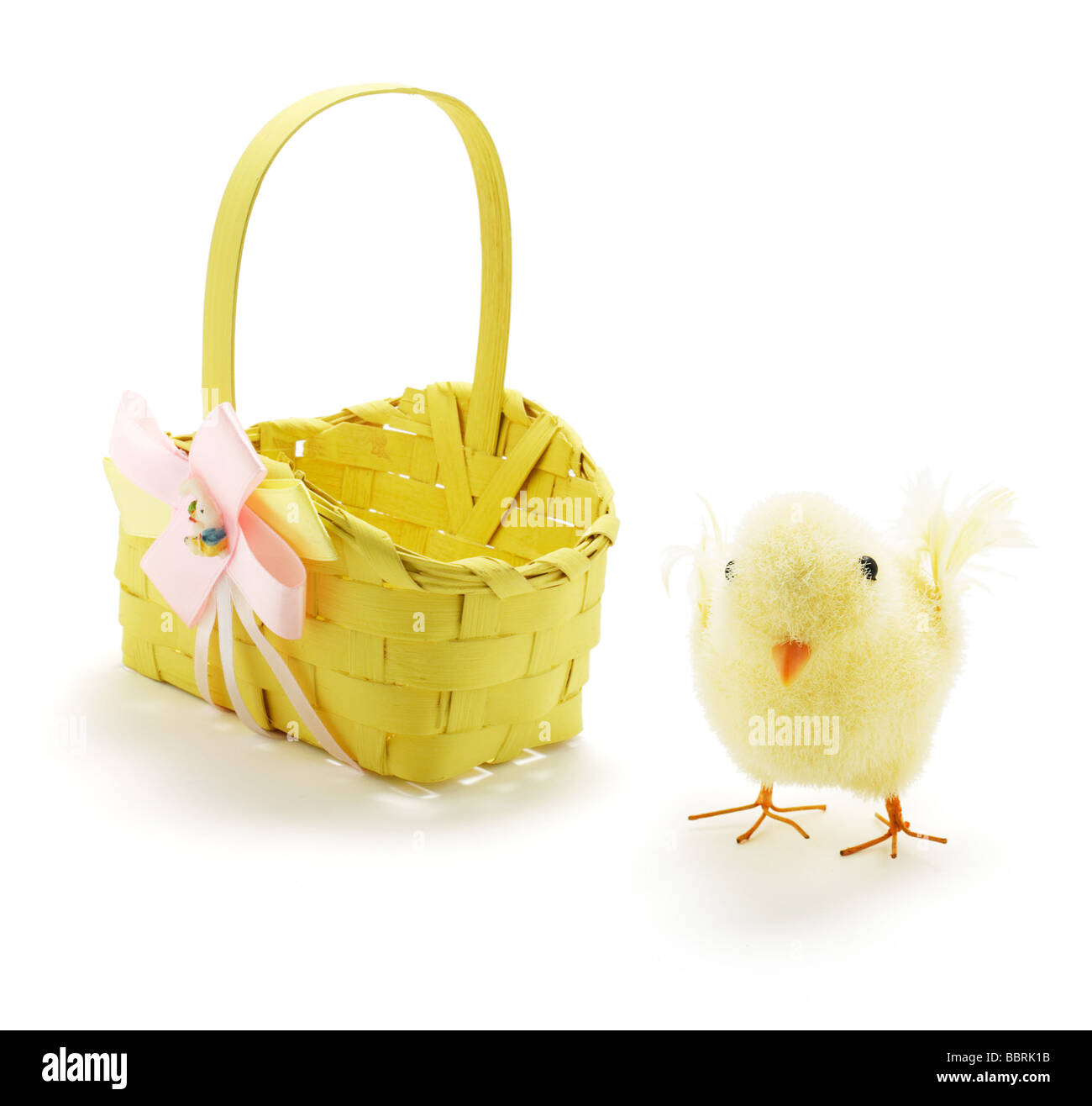 Woven bamboo basket Cut Out Stock Images & Pictures Alamy