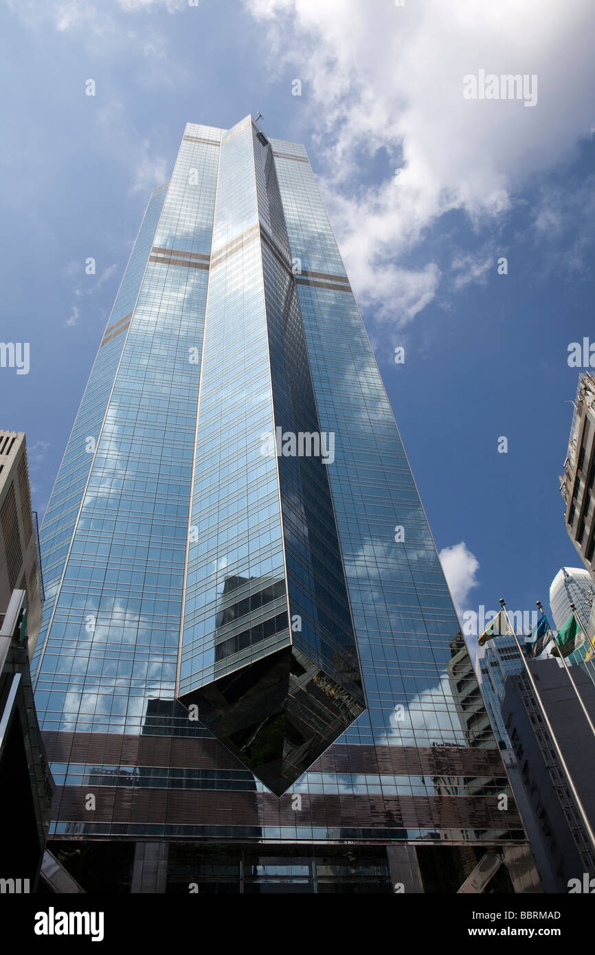 The Center building is seem in Hong Kong Stock Photo