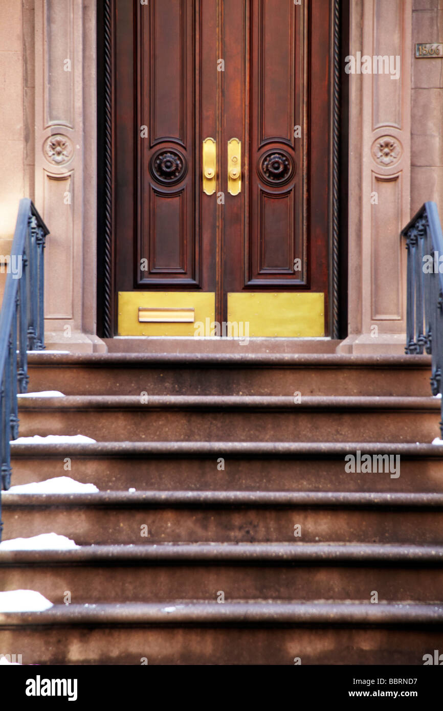 Brownstone Front Door High Resolution Stock Photography And Images Alamy